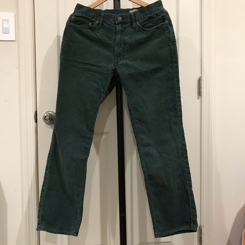 Ralph Lauren Polo Green Corduroy Pants